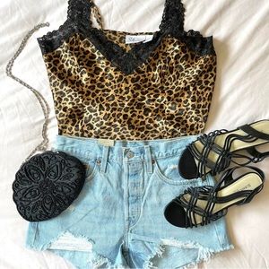 Leopard Satin Cami